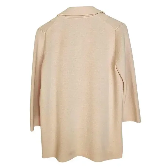 J. Crew Blush Pink Sophie Open Front Sweater Blazer - Picture 3 of 6